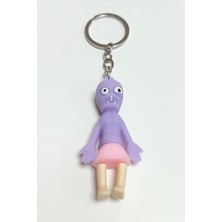 Zero Land Muratech Zombi Silikon Anahtarlık-Mor