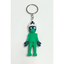 Zero Land Muratech Kuru Kafa Silikon Anahtarlık-Sarı