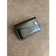 HATKA Leather Craft El Yapımı Hakiki Deri Kartlık - Single Card Holder K2