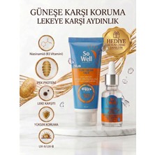 So Well Sowell Leke Karşıtı Nemlendirici Yüz Güneş Kremi 75 ml Spf+50 + Hyaluronic Acid Serum 20 ml Hediye