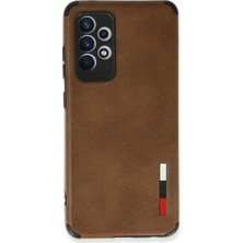 Luord-Store Galaxy A72 Kılıf Loop Deri - Kahverengi