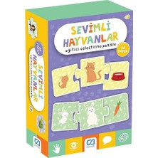 Luord-Store Sevimli Hayvanlar Eğitici Eşleştirme Puzzle 36 Parça