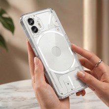 Caseonn Nothing Phone (2) Kılıf Kamera Korumalı Darbe Emici Şeffaf Arka Kapak Tam Şeffaf