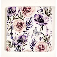 PremiumPort Doğal Taş Banyo Gider Kapağı Süsü, Dekoratif Figürlü, 10X10 cm