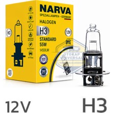 Narva H3 Halojen Ampul 12V 55W (1 Adet)