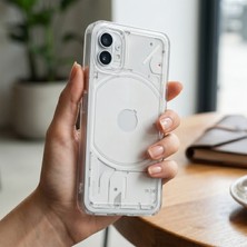 Caseonn Nothing Phone (1) Kılıf Kamera Korumalı Darbe Emici Şeffaf Arka Kapak Tam Şeffaf (CMF DEĞİL)