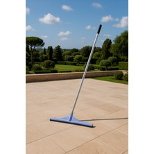 PremiumPort 55 cm Çekpas Seti ve 120 cm Metal Saplı Çift Kauçuklu Yer Sıyırıcı Seti