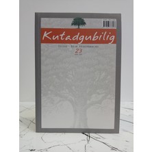 Dergah Yayınları Kutadgubilig Felsefe -Bilim Araştırmaları 23 Mart 2013 ( 2. Elkitap )