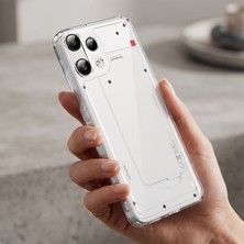 Caseonn Nothing Phone (3A) Lite Kılıf Kamera Korumalı Darbe Emici Şeffaf Arka Kapak Tam Şeffaf