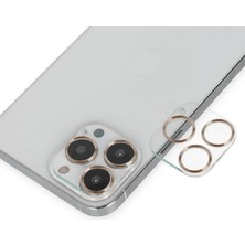 Luord-Store Iphone 14 Band Metal Kamera Lens - Gold