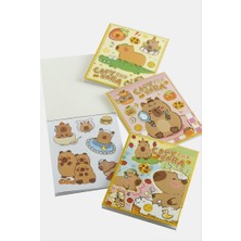 Zero Land Muratech 12 Yapraklı Çizgi Film Karakteri Defter Sticker - Ebruli