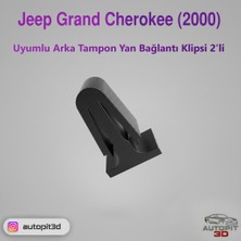 AutoPit 3D Jeep Grand Cherokee (2000) Uyumlu Arka Tampon Yan Bağlantı Klipsi (2’li)