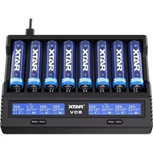 Luord-Store Xtar Vc8 Sekizli Li-Ion / Nı-Cd / Nı-Mh Pil Şarj