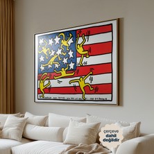 Persona Istanbul Keith Haring "american Music Festival" - Pop Art Posteri (Çerçevesiz)