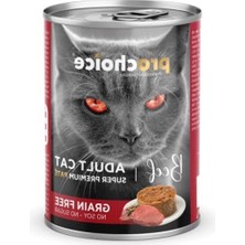 Cekar Store Yetişkin Kediler Için, Tahılsız, Sığır Etli Ezme, 400 G x 12 Adet