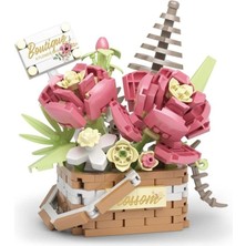 Luord-Store P1088 Çi̇çek Buketi̇ 395 Parça Block Oyuncak