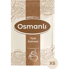 Emu Baharat Osmanlı Türk Kahvesi 90 gr 6 Adet