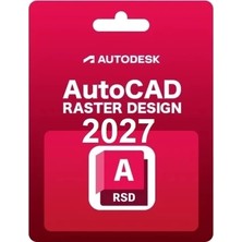 Autodesk Autocad Raster Design 2027 (Windows) - 1 Pc 1 Yıl Abonelik (Full Sürüm) Hızlı Aktivasyon