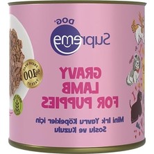 Cekar Store Mini Irk Yavru Köpek Konserve Maması, Tavuk & Kuzu Etli, Yüksek Proteinli Soslu Islak Mama 200 gr