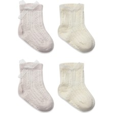 Nessi World Fiyonklu Penye Soket Çorap 2li 10149 Taş