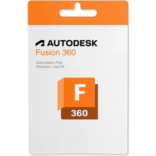 Autodesk Fusion 360(WINDOWS- Mac ) - 1 Pc 1 Yıl Abonelik (Full Sürüm) Hızlı Aktivasyon