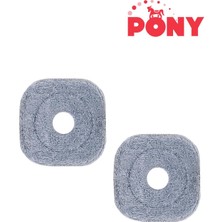 PremiumPort Otomatik Temizlik Seti, Temiz ve Kirli Su Ayrımı, 2 Yedek Mop Paspaslı