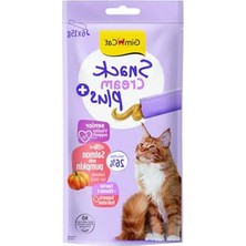 Cekar Store Snack Cream Senior Salmon & Pumpkin Kedi Ödülü 6X15GR