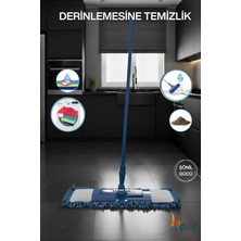 PremiumPort 60 cm Mikrofiber Püsküllü Yedek Mop Başlığı ile Temizlikte Mükemmellik