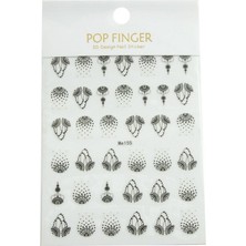 Zero Land Muratech Desenli Tattoo Dövme Sticker - Beyaz