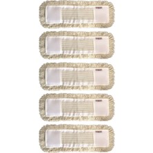 PremiumPort Yedek Nemli Mop Seti, 40 Cm, 5'li, Temizlik Için Mükemmel Seçim