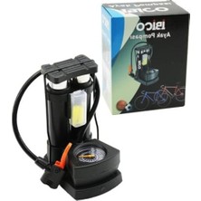 Saatli Dikey Model - Ince Pistonlu Ayak Pompası Oto-Araç - Bisiklet-Motor Lastik - Top - Şişme Havuz-Yatak (5122)