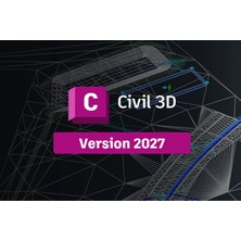 Autodesk Civil 3D 2027 (Windows) - 1 Pc 3 Yıl Abonelik (Full Sürüm) Hızlı Aktivasyon