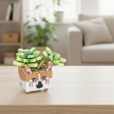 Nessi World P655016 Hayvan Saksıları Buket Setleri 336 Parça Block Oyuncak
