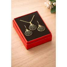 Zero Land Muratech Istiridye Mineli Kutulu Kolye Set - Siyah