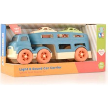 Nessi World LC-31022 Işıklı ve Sesli Taşıyıcı Tır 3 Parça