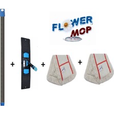 PremiumPort Nemi Emici Paspas Mop Takımı 60 cm Metal Sap, Pamuklu Malzeme