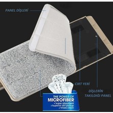PremiumPort Yedek Bez Seti, Spin Mop ve Tablet Mop Için 2 Adet, Temizlikte Konfor
