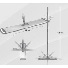 PremiumPort Teleskopik Saplı Alüminyum Gövdeli Şık ve Kullanışlı Paspas