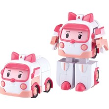 Freedom Storee Polı MRT-0651 Robocar Transforming Robot Figür Amber -Necotoys