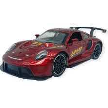 Luord-Store Sesli Işıklı Spor Araba 15 cm - 3291D - Kırmızı - 1 Adet