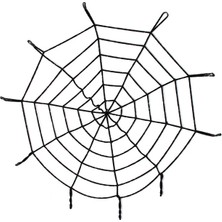 Luord-Store Halloween Cadılar Bayramı Örümcek Ağ Dekor Siyah 1.5 Metre