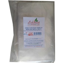 Luord-Store Jelatin Torba Poşet 12X20 cm Şeffaf Kalın Mikron 1000 gr 1 Paket