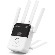 Nemere Wifi Repeater / Router / Ap AC3800 Dual Band 5 Ghz - Siyah Beyaz LV-AC35Q