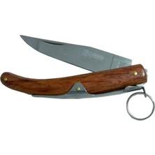 Nemere Okapi GC2079A Kahverengi Cep Çakısı 20CM - Manuel, Ahşap Sap