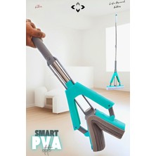 PremiumPort Çift Taraflı Pva Kelebek Mop, Islak ve Kuru Temizlik Için Mikrofiber Yüzey Mopu
