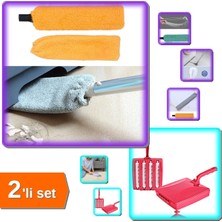 PremiumPort Sihirli Mikrofiber Yüzey Temizleme Fırçası Seti, 2'li Paket