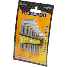 Kendo Allen Anahtar Takımı 10 Lu Kas 901 Eko