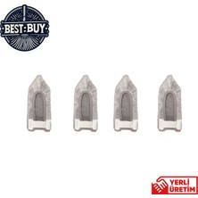 PremiumPort Yüksek Kaliteli Mikrofiber El Mop Yedek Bezi 4'lü Set, Temizlikte Güçlü ve Pratik