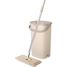 PremiumPort Yumuşak Mikrofiber Mop Bezi ve Temizlik Kremi 5l Seti, Ekstra Yedek Bezlerle