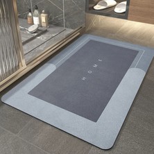 PremiumPort Kaymaz Tabanlı Dikdörtgen Su Emici Banyo ve Lavabo Paspası